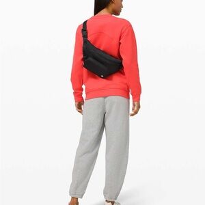 Lululemon black crossbody bag